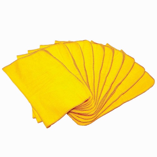 Yellow duster, 23x23 Inch (Pack of 12)